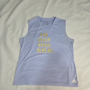Adidas Women’s L Eat Sleep Pitch Repeat Tank Top